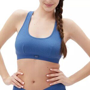 Gap GapBody Women's Ribbed Logo Comfort Racerback Bra GPW01051 - True Navy